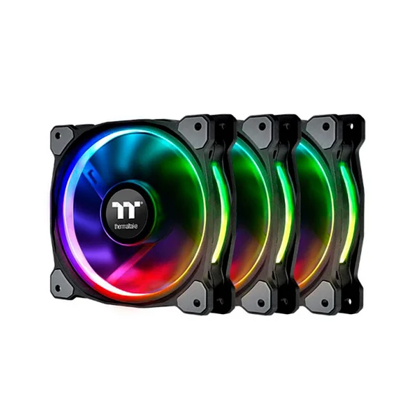 Кулер для компьютерного корпуса,Thermaltake, Riing Plus 14 RGB Radiator Fan TT Premium Edition 3-Fan