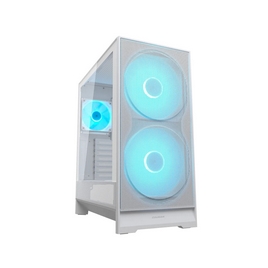 Корпус Cougar, Airface 180 WH, ATX/Micro ATX/Mini ITX/CEB, USB 3.0*2/Type-C, 4 Pole Headset Audio, RGB button, Кулер 2*18см RGB/1*12см ARGB PWM, Высот