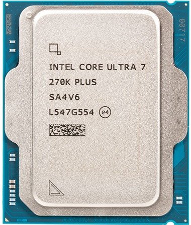 Процессор CPU Intel Core Ultra 7 270K Plus LGA1851, оем, 36M, 3.20/3.70 GHz, 24(8+16)/24 Core Arrow Lake, 125 (250) Вт, Intel® Graphics