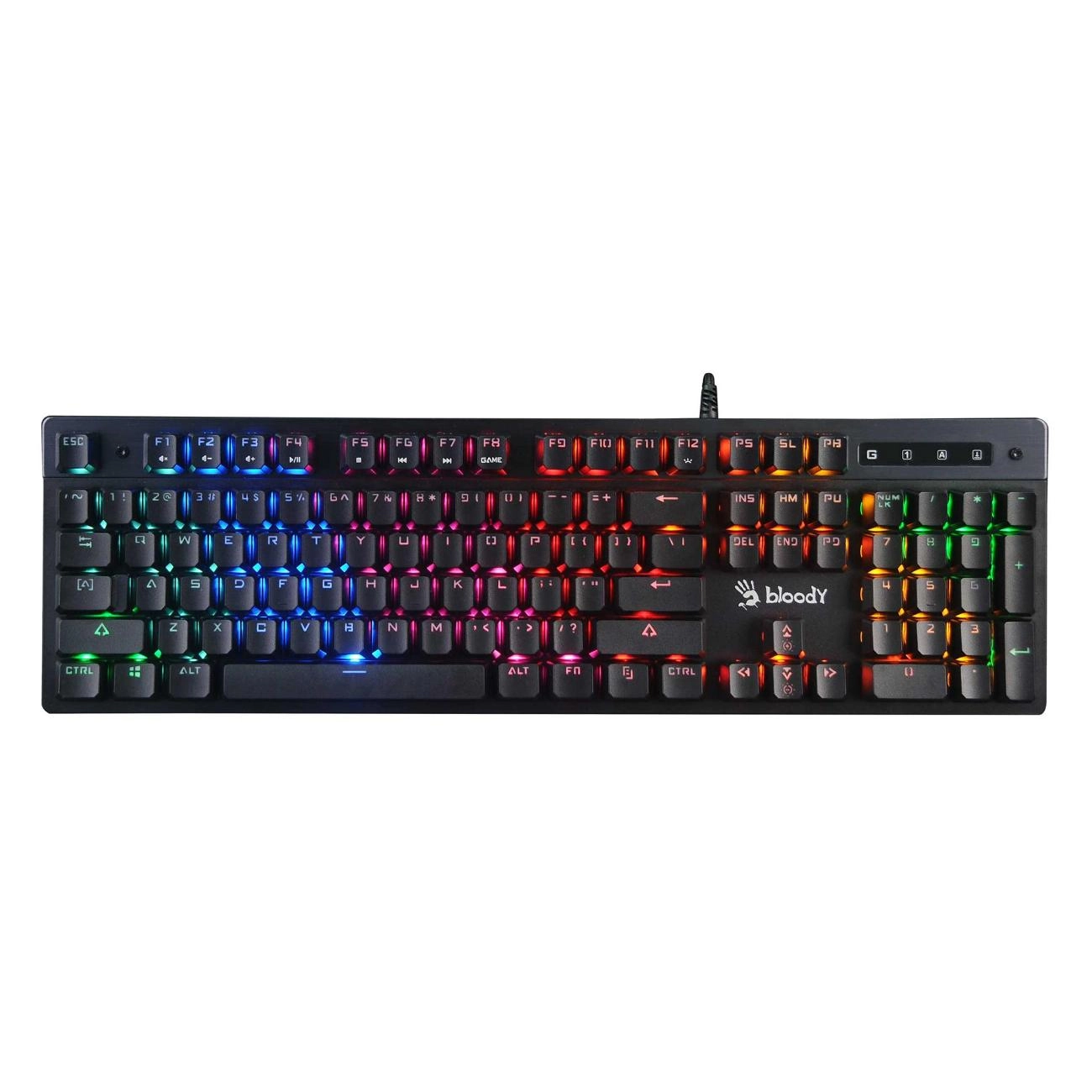 Клавиатура игровая Bloody B500N <USB, 1.8M, 7Color-RGB, Mecha-Like переключатели>