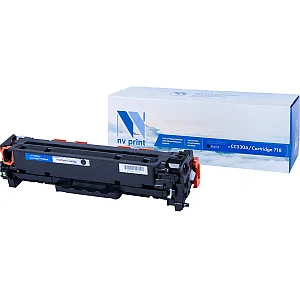 Картридж NVP совместимый HP CC530A/Canon 718 Black для LaserJet Color CP2025/CP2025dn/CP2025n/MFP-CM