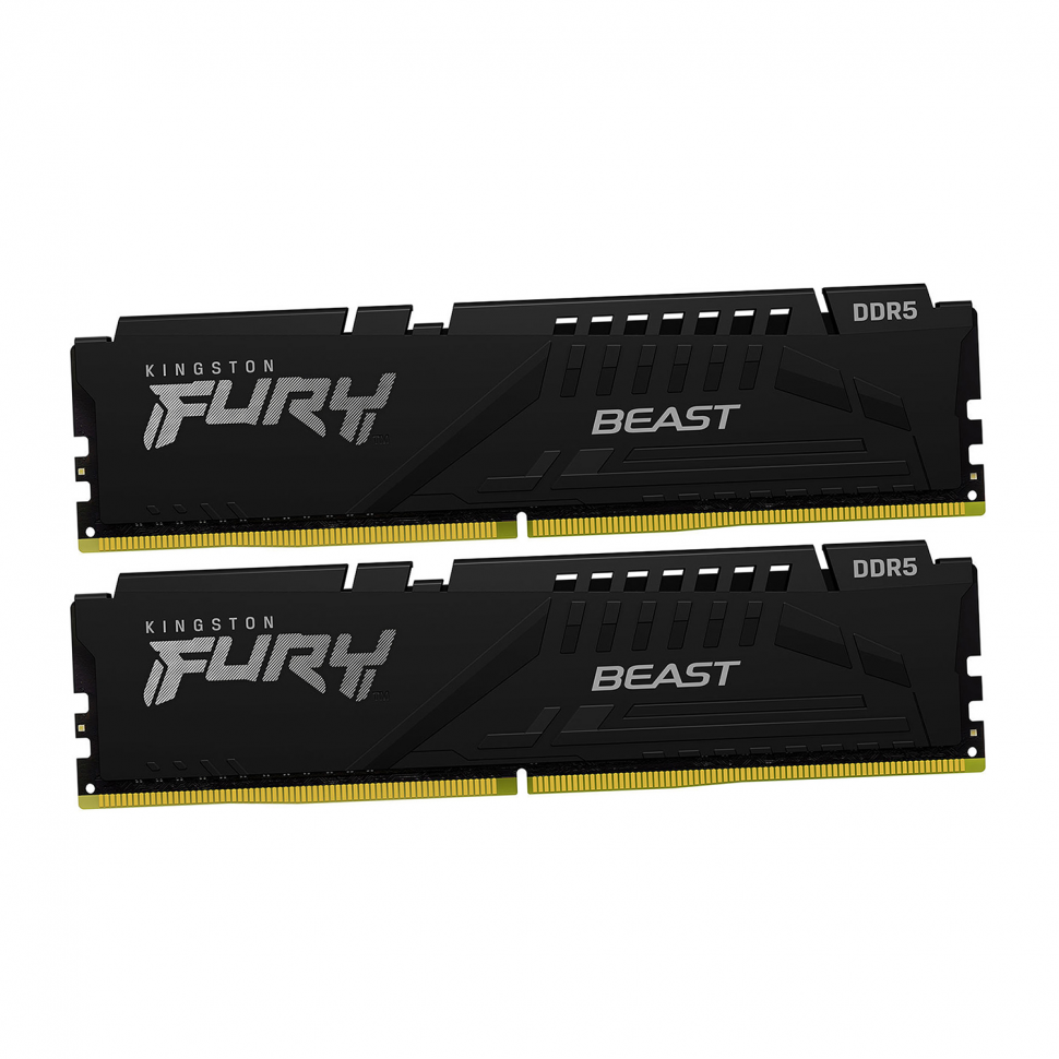 DDR5 Kingston 64 Gb KIT Fury Beast, KF560C30BBK2-64, DIMM kit <6000MHz> (2x32GB) CL30