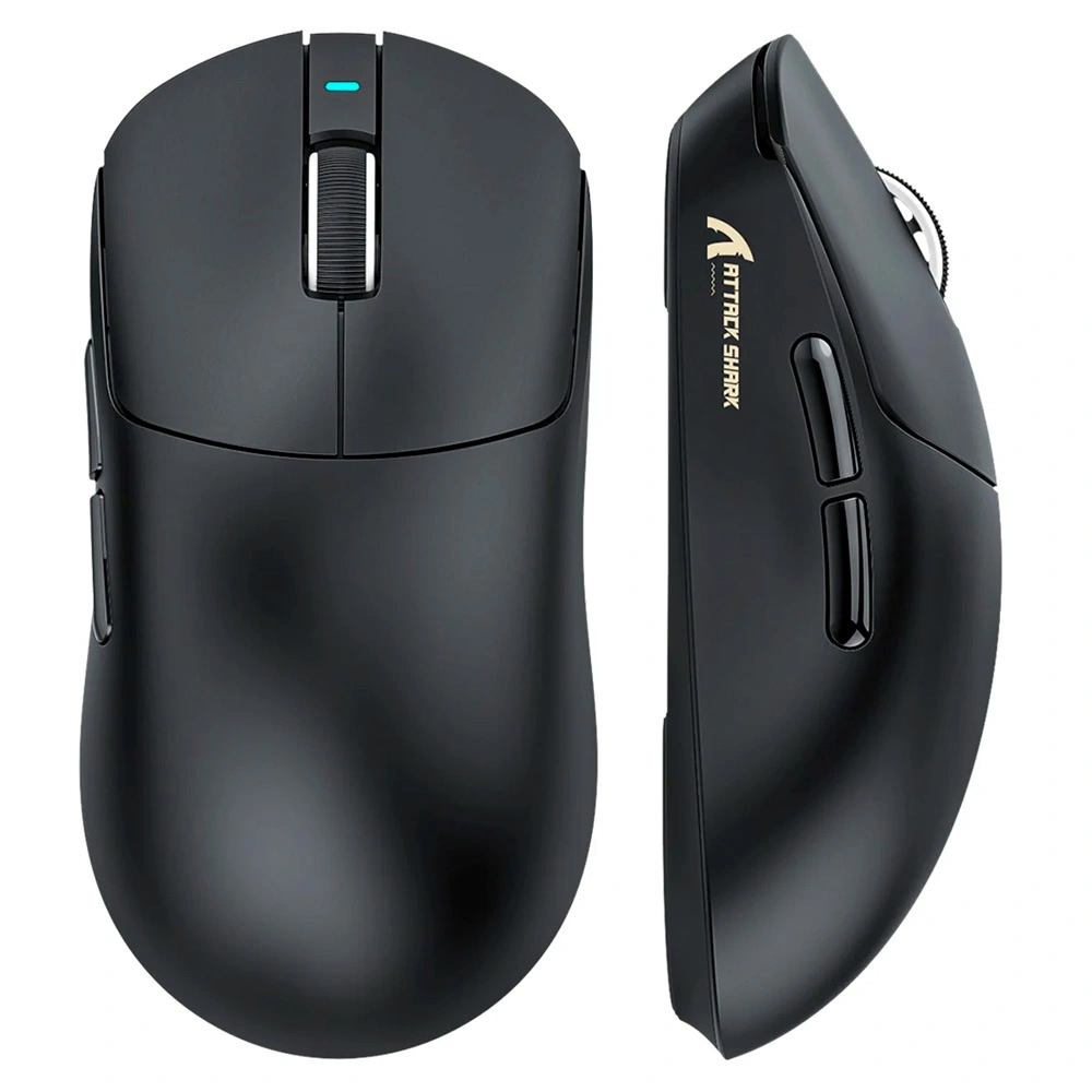 Мышь Attack Shark X11 White, PAW3311, 22000 DPI, 2.4/BT/USB-C, 20 Million Clicks, 500mAh, 63±3g, (6972792470344)
