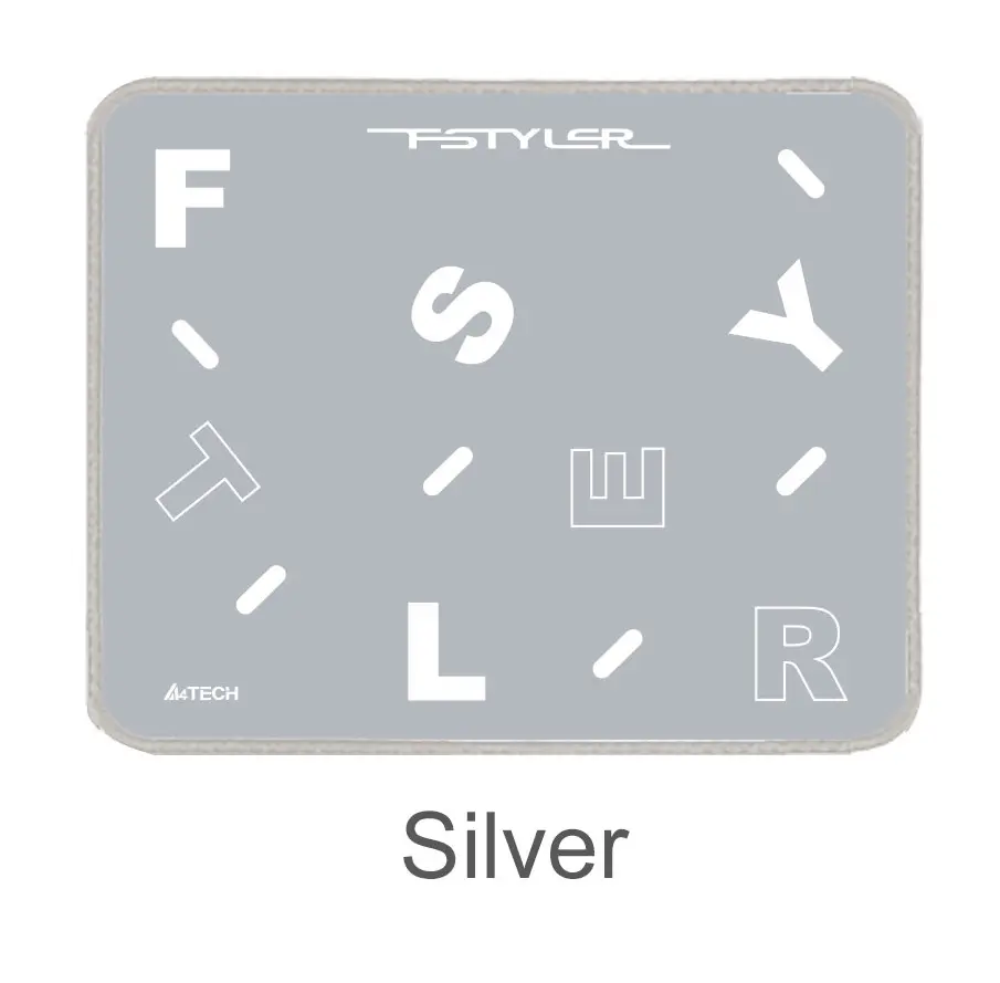 Коврик A4tech Fstyler FP25 Silver <25*20*0.2cm, тканевое покрытие>