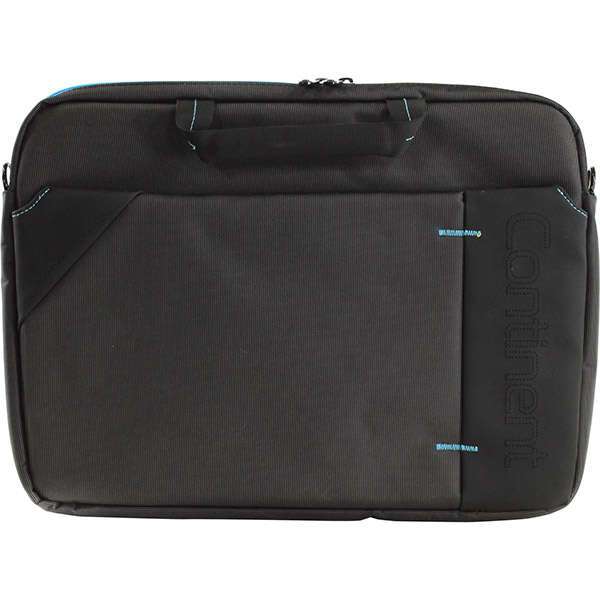 Сумка для ноутбука Continent CC-205GB Компьютерная  сумка,для 16", чёрная с синим