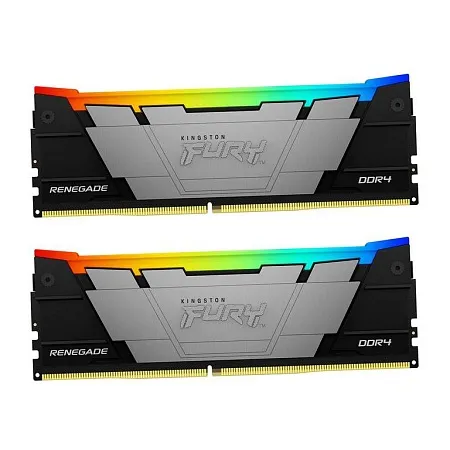 DDR4 Kingston 16 Gb KIT Fury Renegade RGB, KF432C16RB2AK2/16, DDR4, 16 GB ,DIMM kit <3200MHz> CL16 (