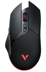 Мышь Rapoo, V30W, Игровая, Оптическая, Беспроводная, 16000 dpi, RGB подсветка, Чёрный 