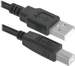 Кабель DEFENDER USB04-10 USB2.0 AM-BM, 3.0м (ДЛЯ ПРИНТЕРА)