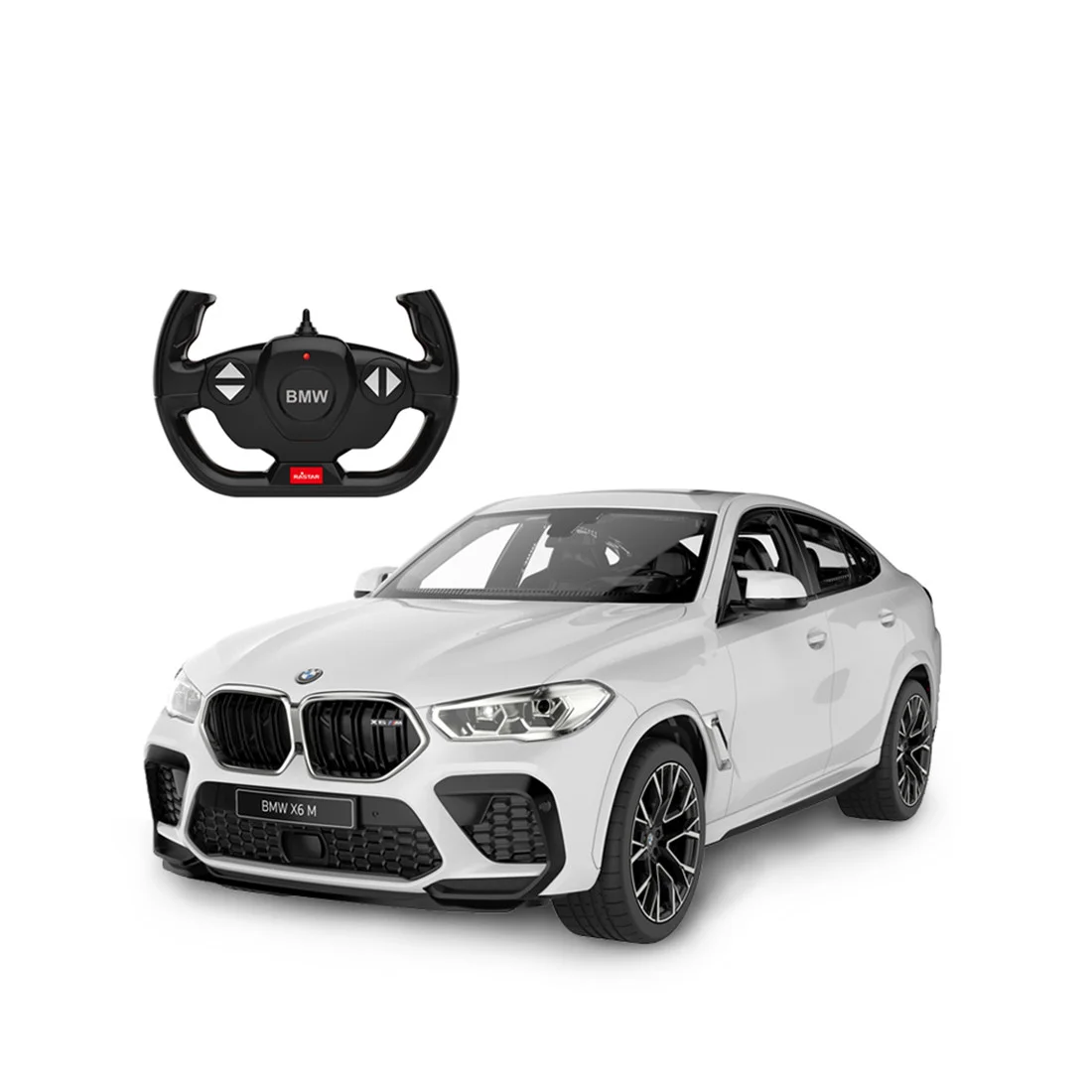 Радиоуправляемая машина, RASTAR, 99200W, 1:14, BMW X6 M, Пластик, 2.4GHz, Белая