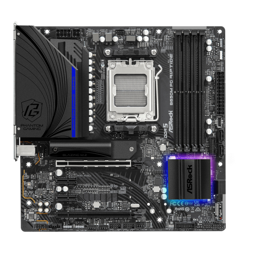 Мат.плата AMD ASRock B650M PG RIPTIDE AM5 4xDDR5 4xSATA3 2xM.2 HDMI DP mATX