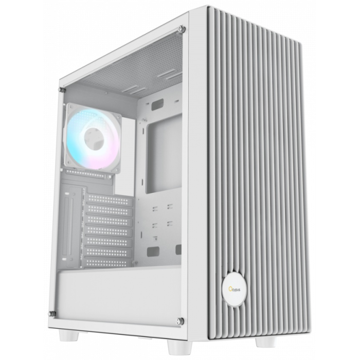 Корпус Ocypus Gamma C70 WH ARGB ATX/mATX/ITX 2xUSB Белый Gamma-C70-WHG400XX-GL
