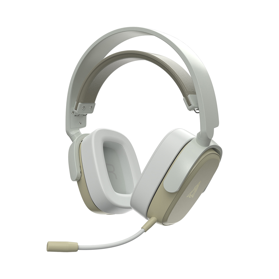 Гарнитура, Ajazz, AHM09/MAX/GW, AHM09 Max, Беспрводные, Белый