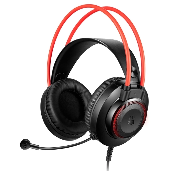 Наушники+микрофон игровые Bloody G200 <jack 3.5, 20Hz-20kHz, 16Om, 100dB, Mic:100Hz-10KHz, 44dB, 2m>