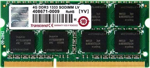 SODIMM DDR3 Transcend TS512MSK64W3N 4GB 1.35V