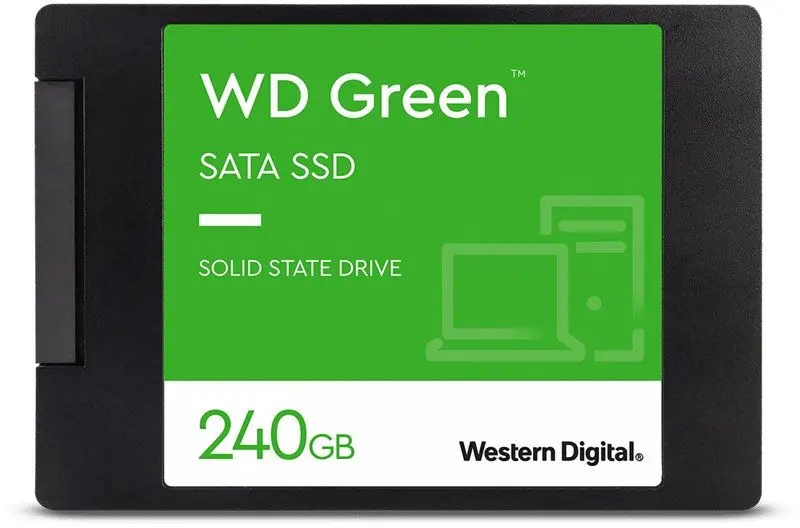 240 GB SSD WD GREEN 2.5” SATA3 R545Mb/s W465Mb/s  7мм WDS240G3G0A