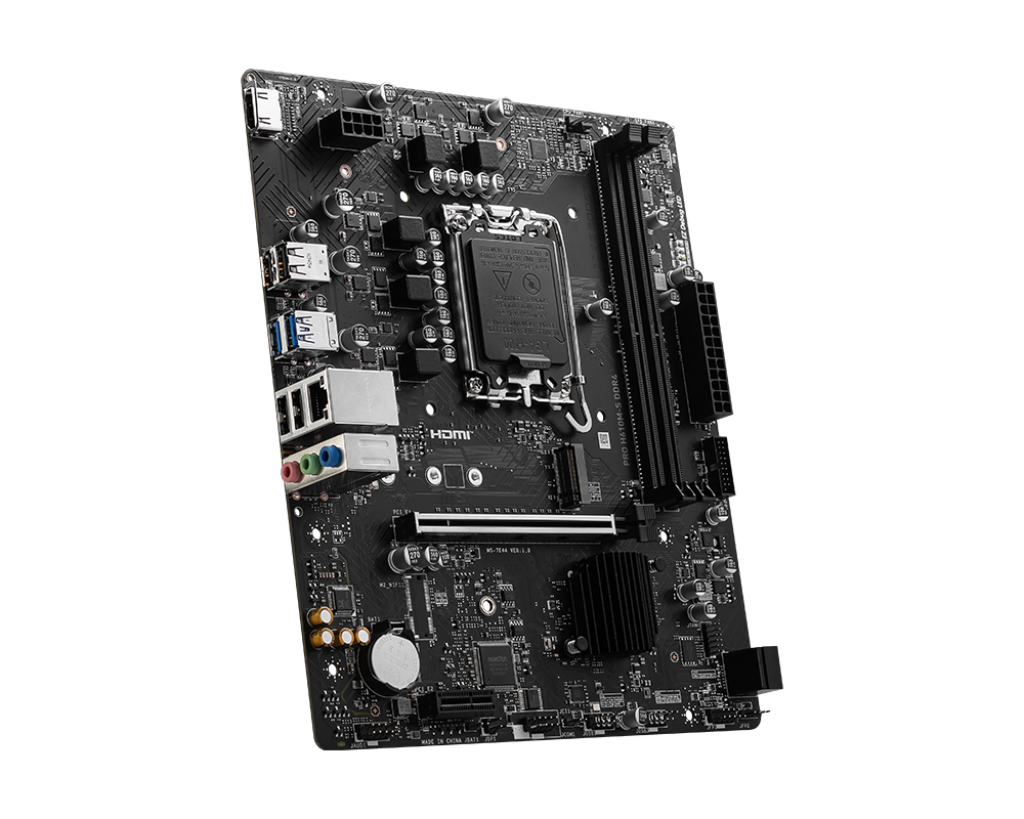 Мат.плата MSI PRO H610M-S DDR4 ,MB Socket1700, MATX, iH610 (HDMI), 2DDR4, PCIx16, PCIx1