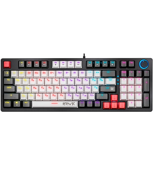 Клавиатура игровая механическая Defender Hawk GK-418 RU черный