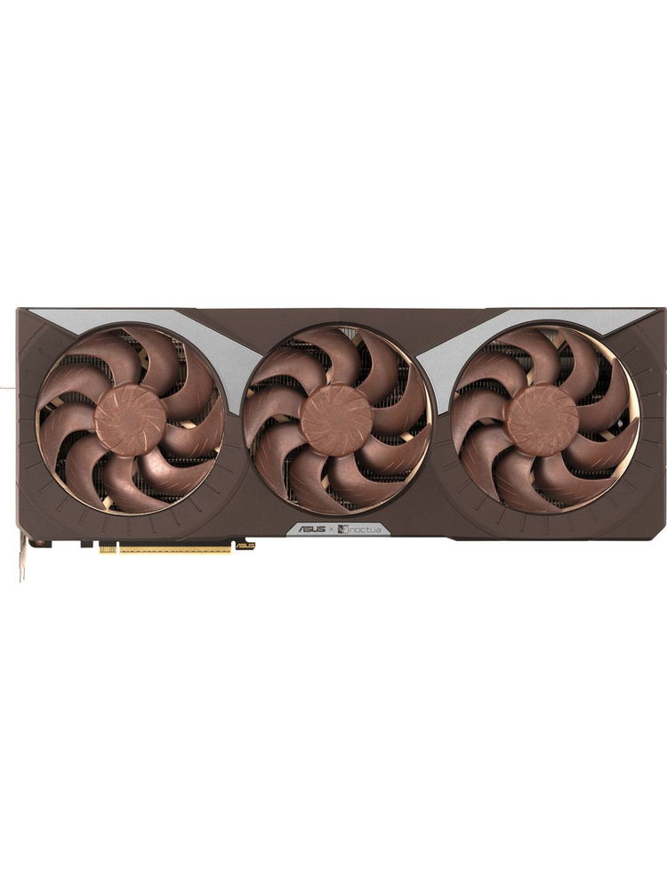 Видеокарта 16 Gb ASUS RTX 5080 16 GB GDDR7, 2300 MHz / 2700 MHz, 10752sp, 84 RT cores, ray tracing, 256 bit,  RTX5080-O16G-NOCTUA