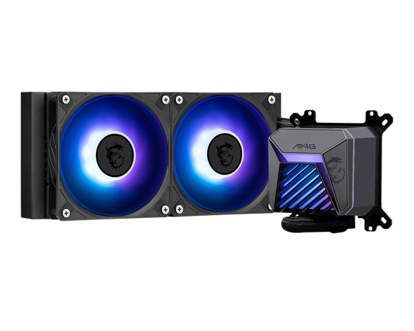 Водяное охлаждение для CPU MAG CORELIQUID A15 240 Socket Intel/AMD, ARGB, Fan 2x120см Черный