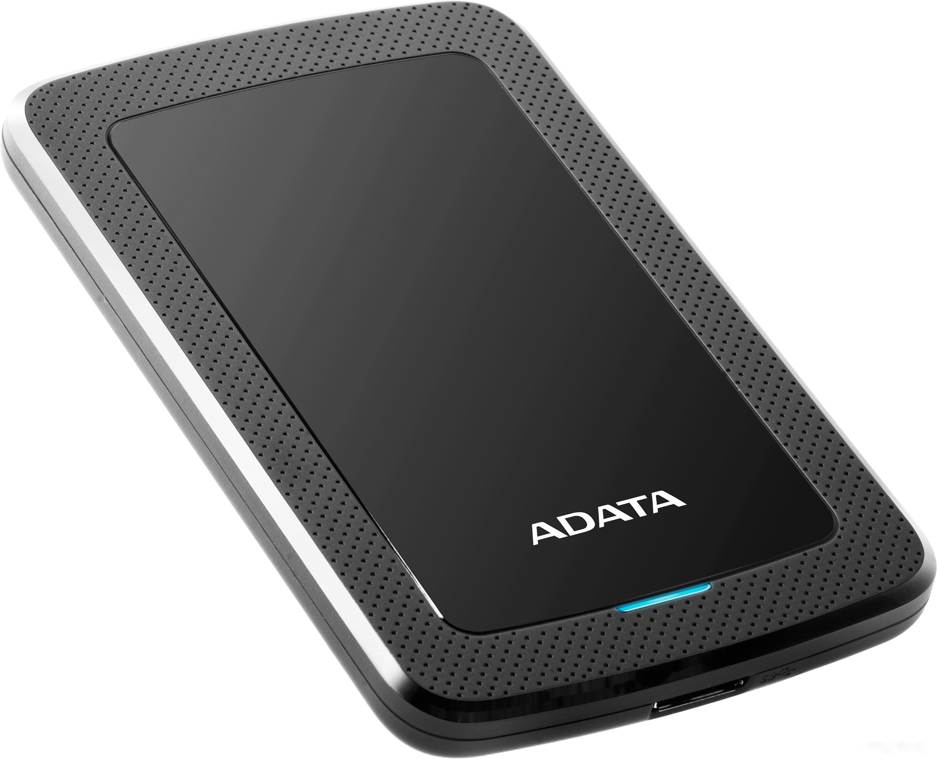 Внешний HDD 2 Tb ADATA HV300, 2 TB, Черный ,HDD USB AHV300-2TU31-CBK, USB 3.1, Black