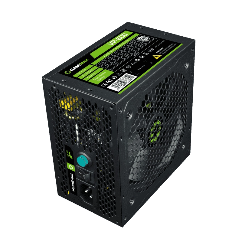 Блок питания Gamemax VP-600 <600W, 120mm, 80+, APFC, 4xSATA, 3x4PIN> v3