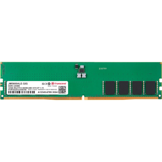 DDR-5 DIMM 32 GB 5600 MHz Transcend JM5600ALE-32G, BOX