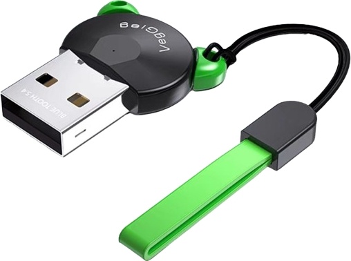 Адаптер USB Bluetooth 5.4 адаптер Veggieg V-UB504