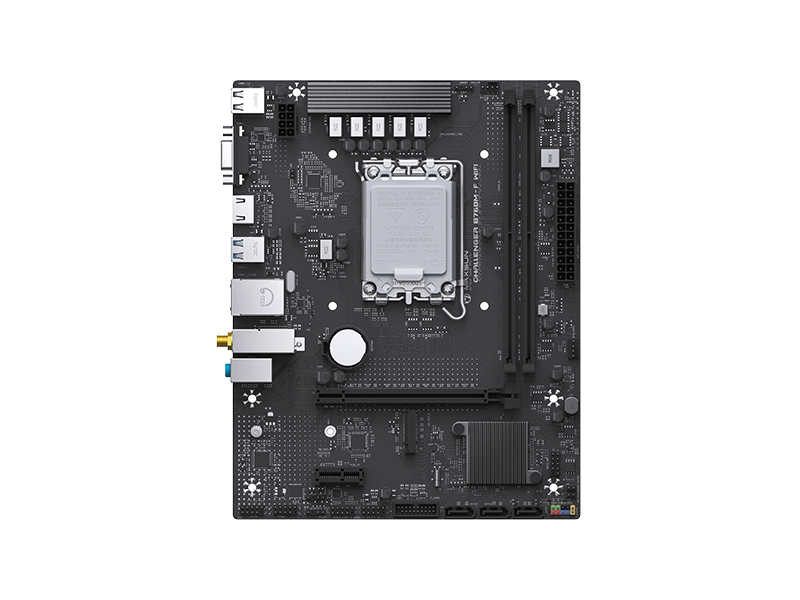 Мат.плата MaxSun Challenger B760M-F WIFI ,MB Socket1700, MATX, iB760 (VGA+HDMI), 2DDR4, PCIx16, PCIx1