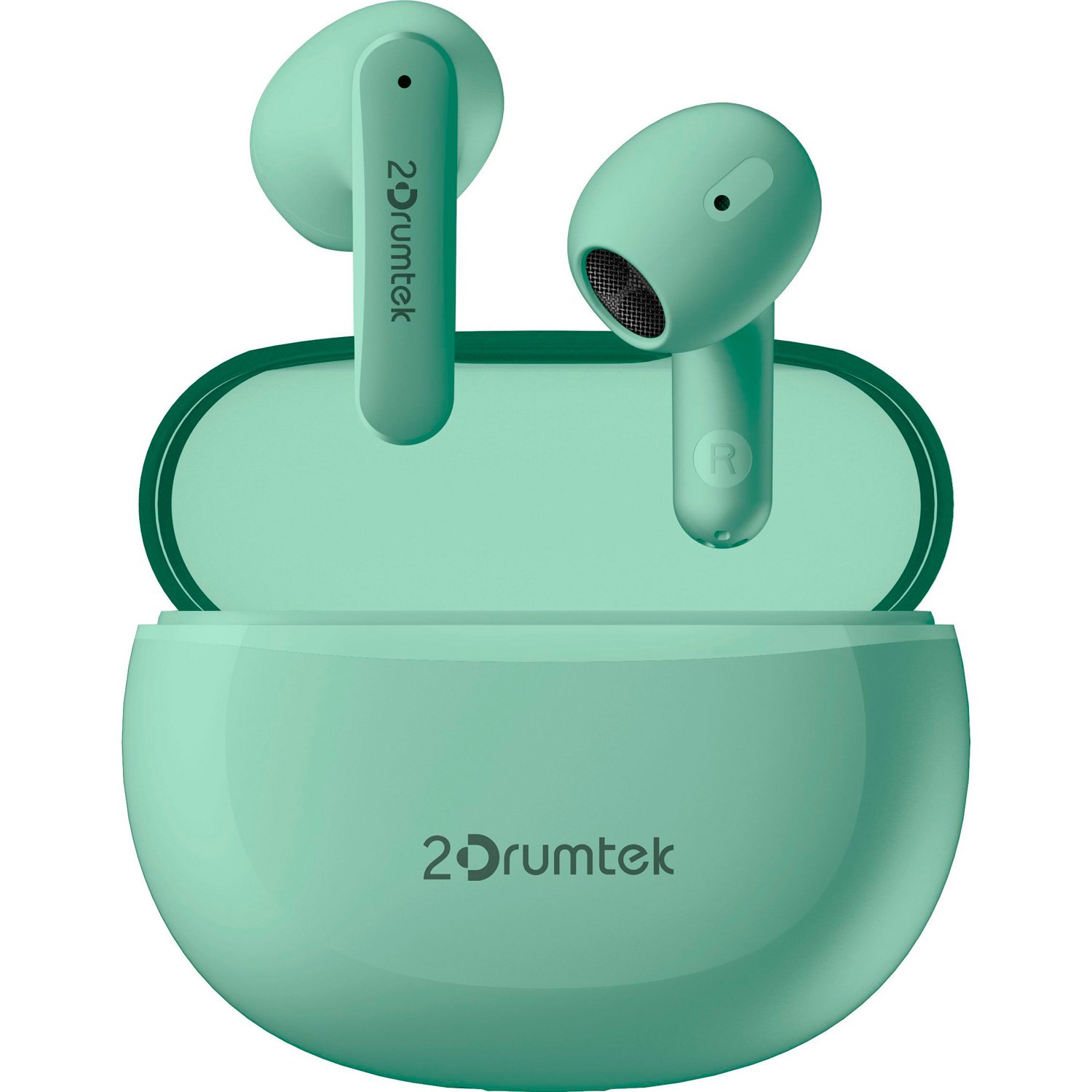 Наушники TWS A4tech 2Drumtek B20-MintGreen <BT v5.2, 20kHz, 102dB, Наушник: 40mAh , Кейс: 380mAh>