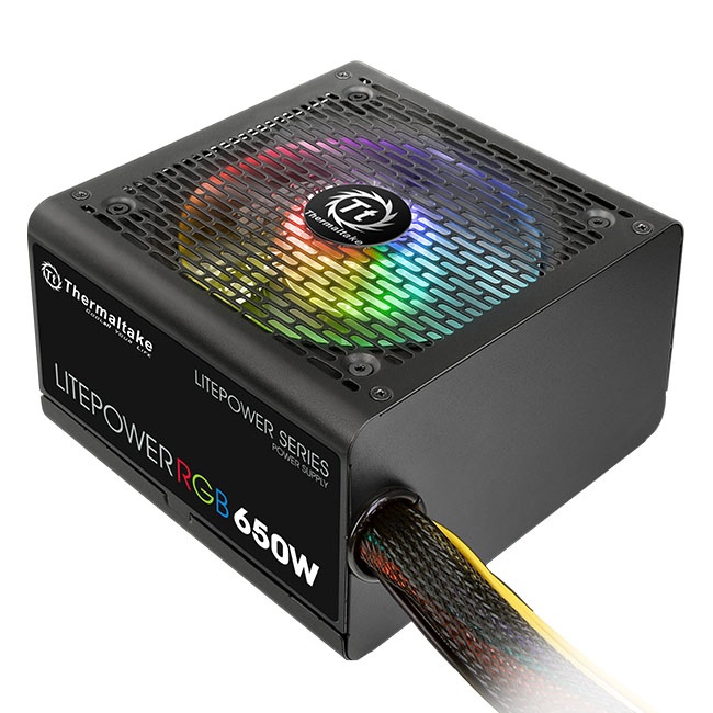 Блок питания Thermaltake Litepower RGB 650W/Non Modular//24-Pin Sleeved, PS-LTP-0650NHSANE-1