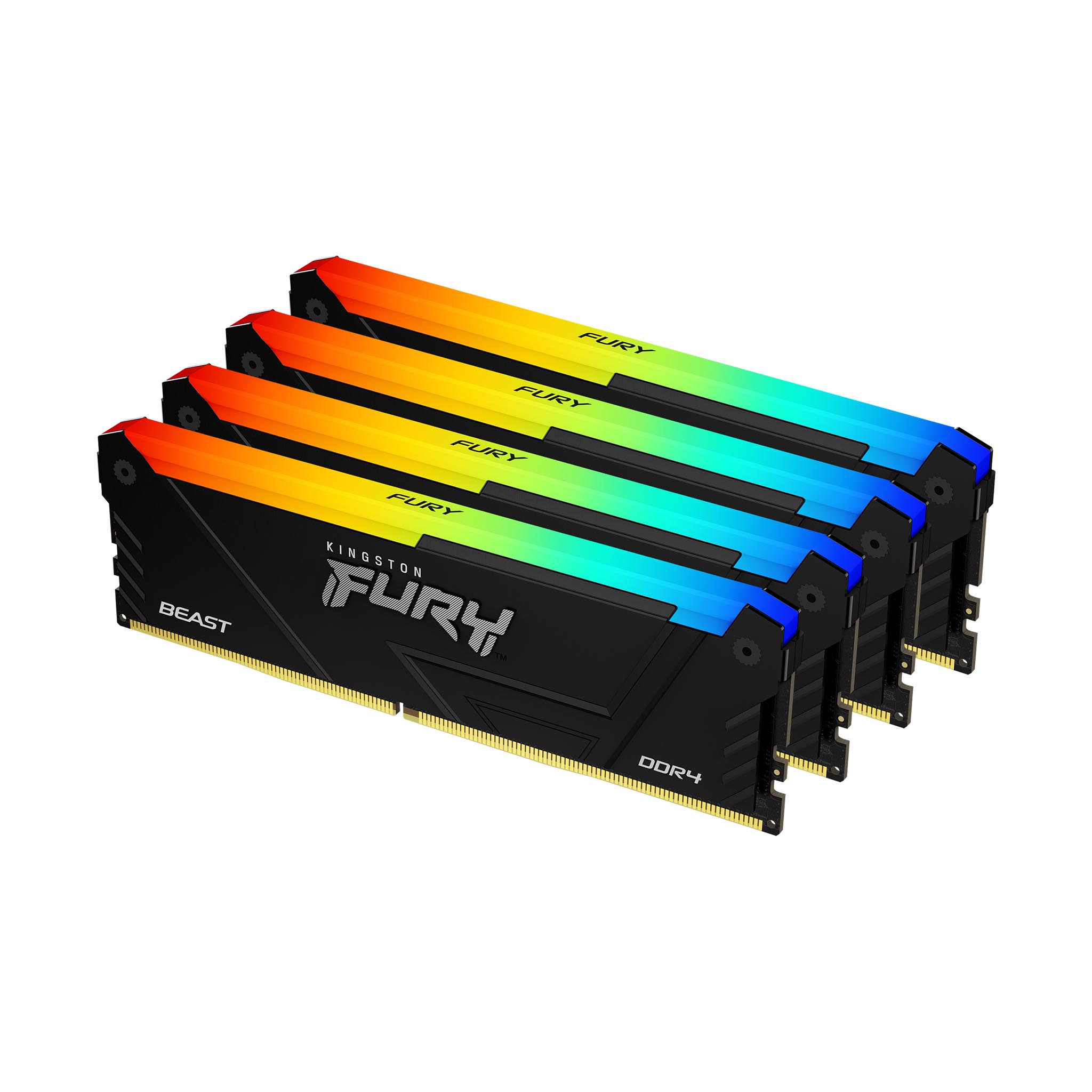 DDR4 Kingston 8 Gb Fury Beast RGB, KF432C16BB2A/8, DDR4, 8 GB ,DIMM <3200MHz> CL16