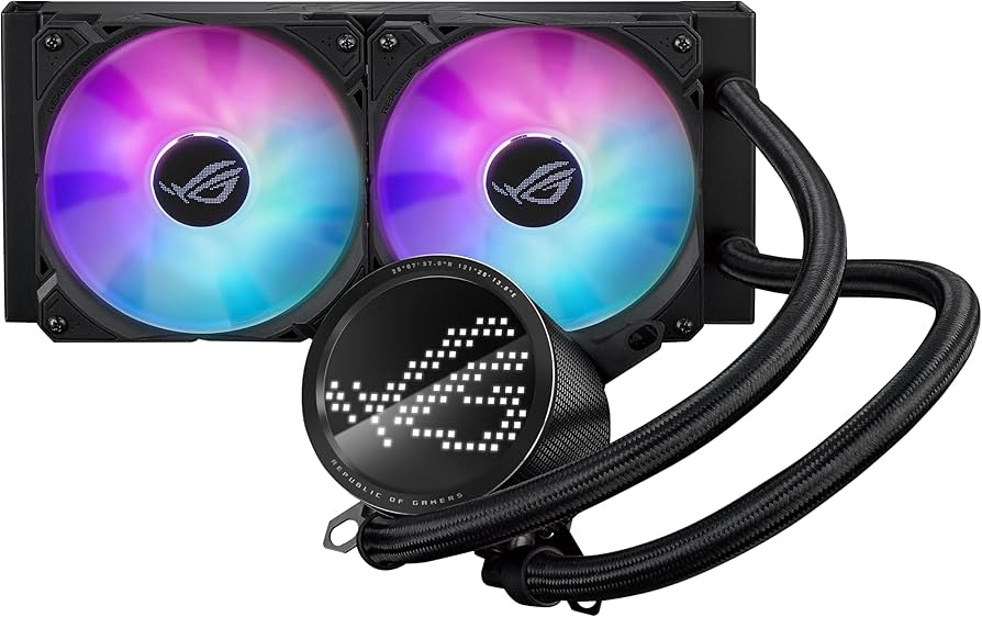 Водяное охлаждение CPU Asus ROG RYUO III 240 ARGB 2x120mm Liquid CPU Cooler, ARGB, Black