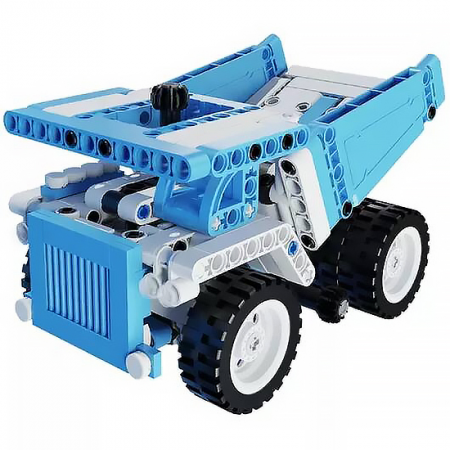 Конструктор, ONEBOT, OBQXKK95AIQI, Mini Engineering Truck, 8+, 255 деталей, ABS, PC, Синий