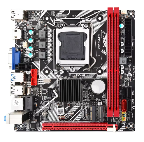 Мат.плата UDore B75 LGA1155 B75 PCI-E+Dsub+LAN SATA, 2xDDR3
