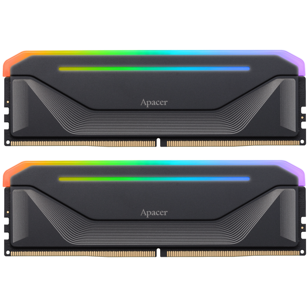 DDR5 Apacer 32 Gb KIT NOX RGB AH5U32G60C622NBAA-2 (kit 2x16GB), DDR5, 32GB, DIMM <PC5-48000/6000MHz> DDR5 Apacer 32 Gb KIT NOX RGB AH5U32G60C622NBAA-2 (kit 2x16GB), DDR5, 32GB, DIMM <PC5-48000/6000MHz>