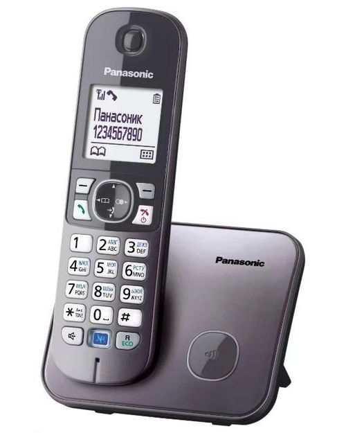 Радиотелефон PANASONIC KX-TG6811 (RUM) Серый металлик