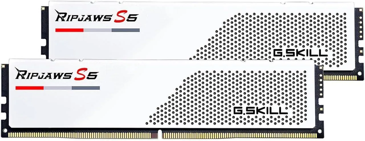 DDR5 G.Skill 48 Gb KIT RipJaws S5 (AMD+Intel), F5-5200J4040A24GX2-RS5W, DDR5, 48 GB ,DIMM kit (2x24GB)