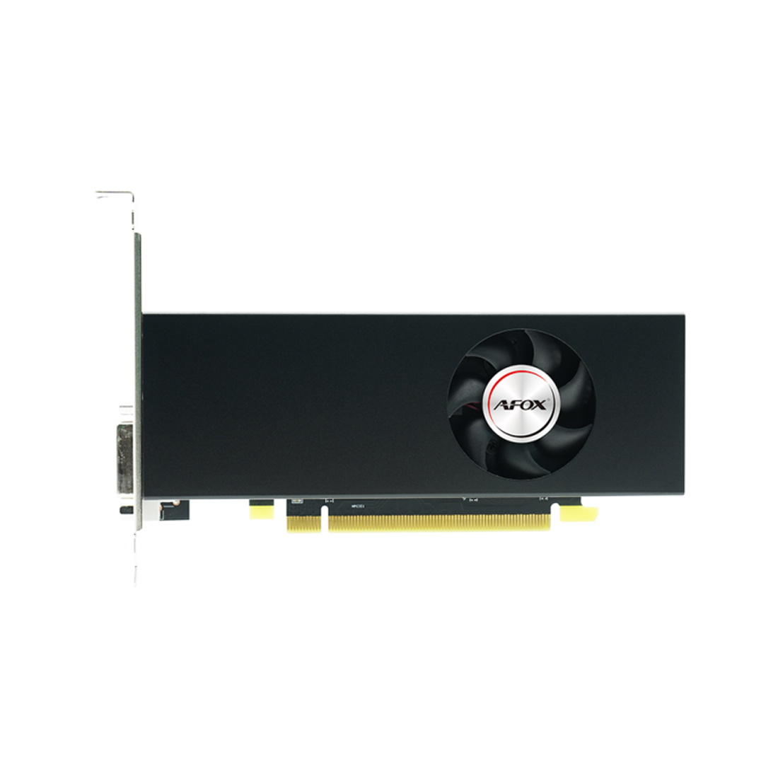 Видеокарта 4 Gb AFOX Radeon RX 550 4GB D5 LP Singlel Fan, AFRX550-4096D5L2, GDDR5, 128bit, DVI, HDMI, DP, 160*70*20 мм