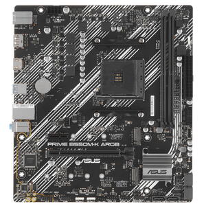 Мат.плата AMD ASUS PRIME B550M-K ARGB AM4 2xDDR4 4xSATA3 RAID 2xM.2 HDMI DP mATX