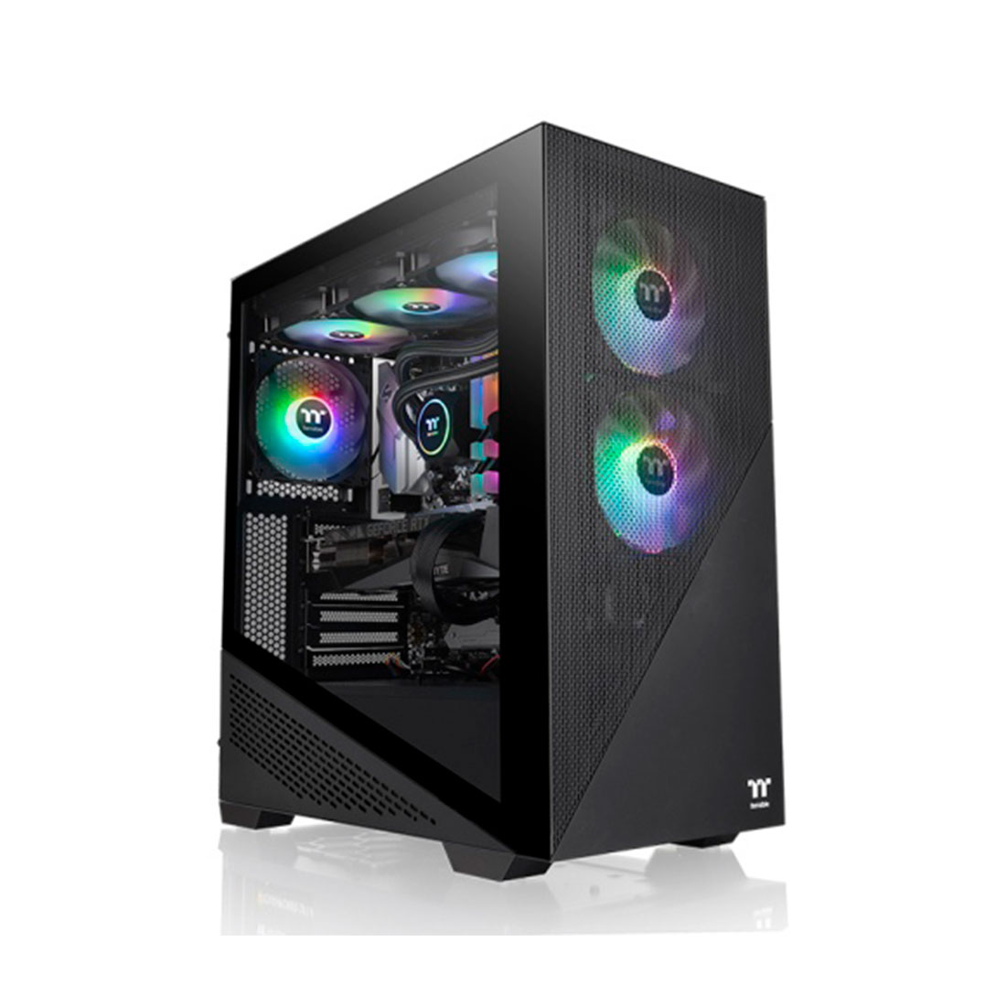 Кейс Thermaltake, Divider 370 TG ARGB, CA-1S4-00M1WN-00, ATX/Micro ATX/Mini ITX, USB 3.2 (Gen 2) Typ