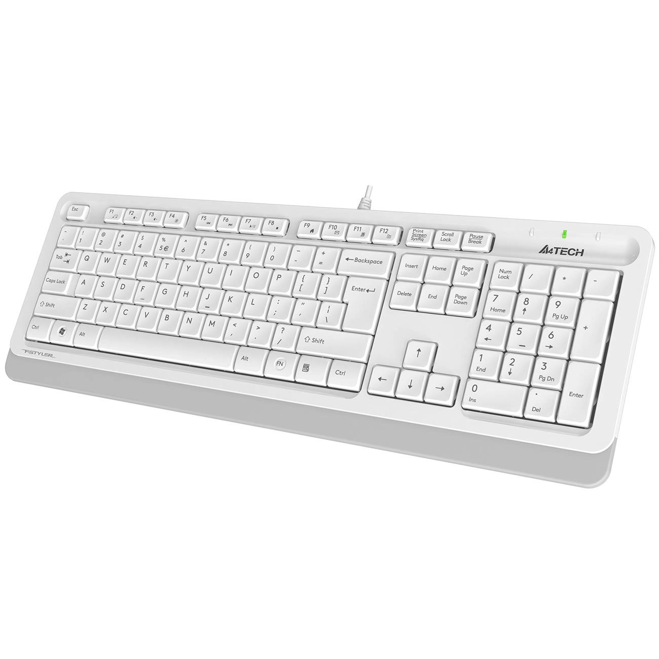 Клавиатура, A4tech FK10-WHITE Fstyler USB