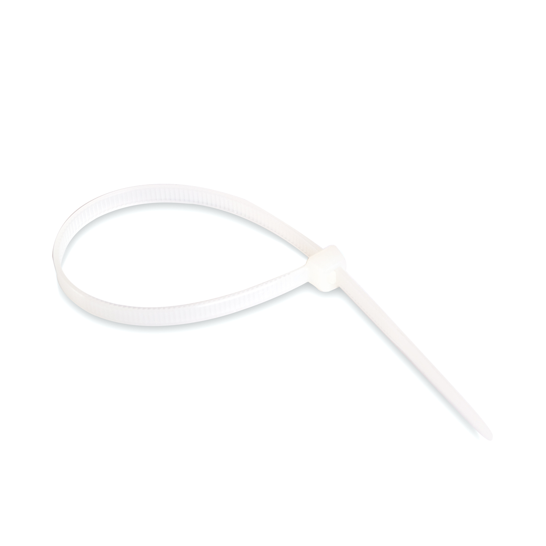 Хомут нейлоновый, Deluxe, СП 2.5*150 мм (Б), белый (100 штук в упаковке)