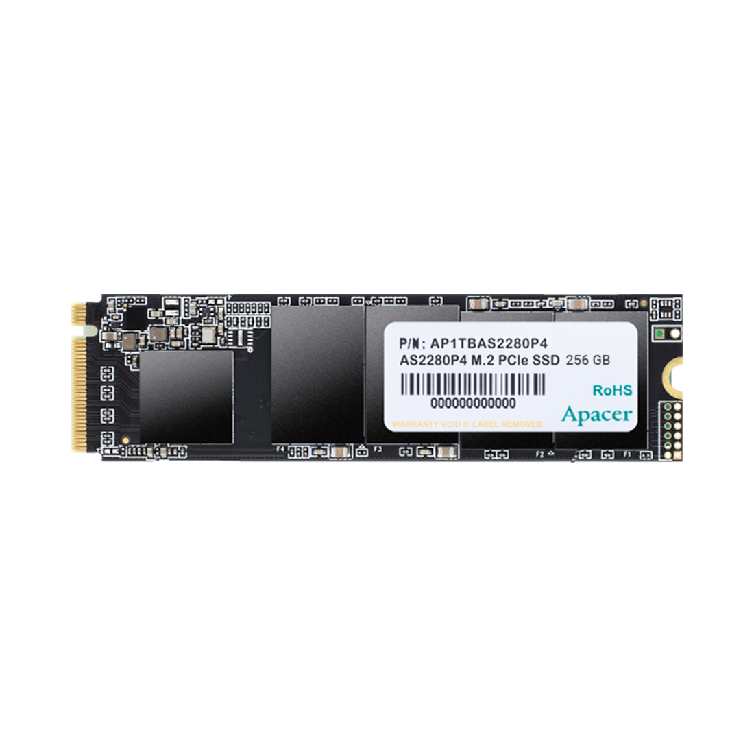 256 GB SSD M.2 PCIe Apacer AS2280P4, 256GB ,256 GB AP256GAS2280P4-1, PCIe 3.0 x4