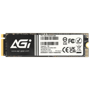 1 000 GB SSD M.2 PCIe AGI AI298, [AGI1T0GIMAI298], 1TB ,1 TB PCIe 3.0, [AGI1T0GIMAI298]