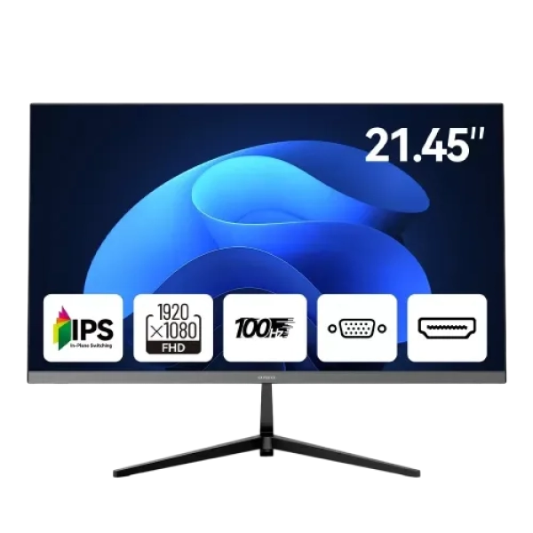 Монитор 21.45" NPC MF2219-V, 1920x1080 IPS (LED), 100Hz, 5ms, 250 cd/m2, 1000:1, VGA/HDMI, Black