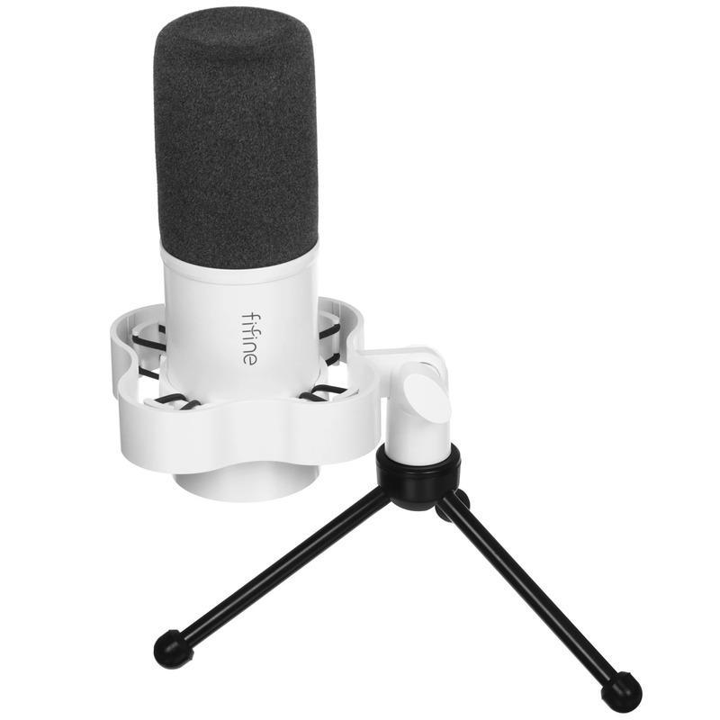 Микрофон USB, Fifine K688, белый
