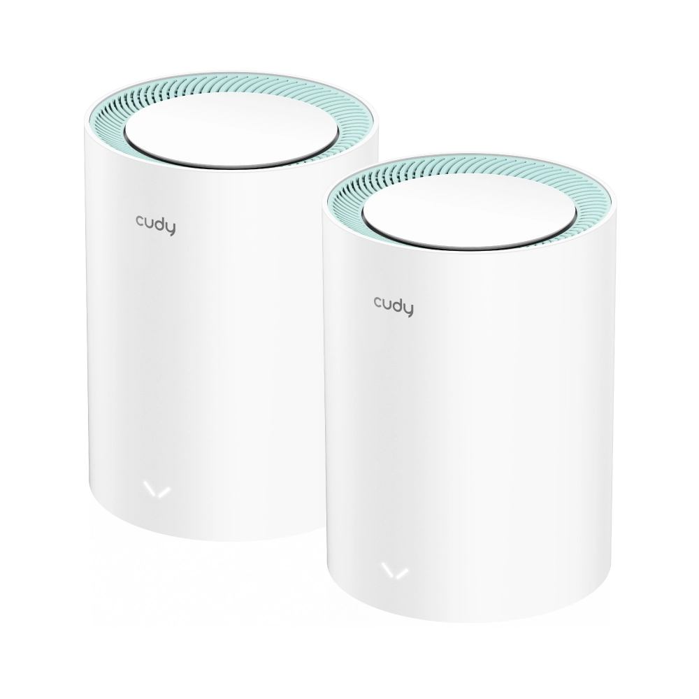 Домашняя Mesh Wi-Fi система AC1200 CUDY M1300(2-Pack) <AC1200 Wi-Fi Gigabit Mesh Solution 2-Pack, Ch