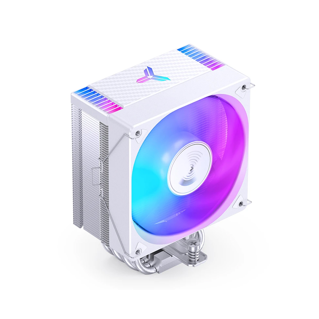 Кулер для процессора, Jonsbo, CR-1000 MAX(ARGB) White, Intel LGA 1200/115X/1700/1851 и AMD5 AM4, TDP 230W, 120мм, 600-1500 об/мин, 28.12-59.48 CFM, 22