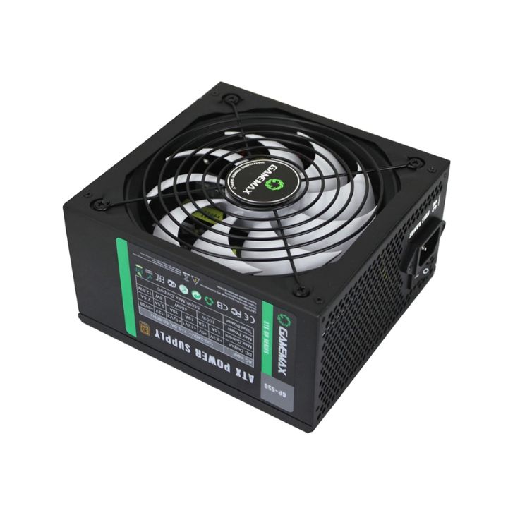 Блок питания GameMax GP 550W, 215105500004, 550W, ATX, 80+ Bronze, 20+4 pin, 4+4pin, 5*Sata, 3*Molex