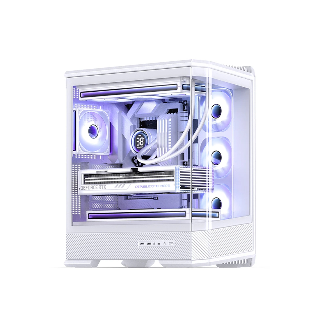 i5-12400F/ MaxSun B760M/ AG400 Digital/ 8 + 8 DDR4/ 1 TB NVMe/ RTX4070Ti SUPER 16 Gb/ Jonsbo D400 W/ 850W